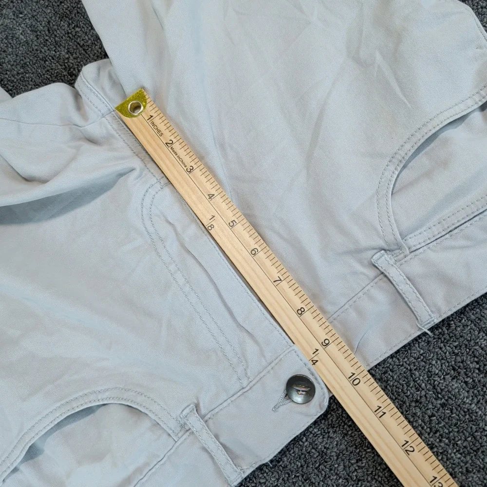 Johnnie-O West Coast Prep Mens 34x30 Light Gray Cotton Stretch 5 Pocket Pants